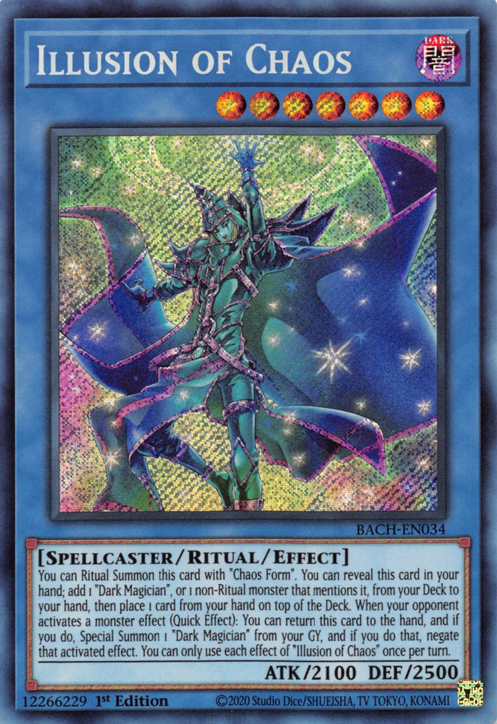 bach yugioh card list Illusion of Chaos [BACH-EN034] Secret Rare