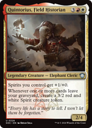 Quintorius, Field Historian [Secrets of Strixhaven Commander]
