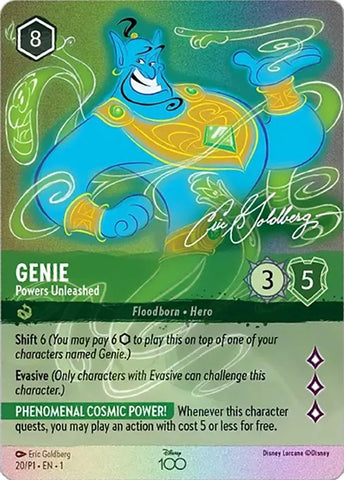 Genie - Powers Unleashed (Alternate Art) (20) [Disney100 Promos]