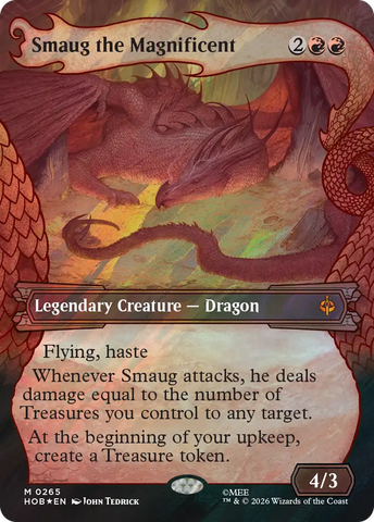 Smaug the Magnificent (Showcase) (Surge Foil) [The Hobbit]