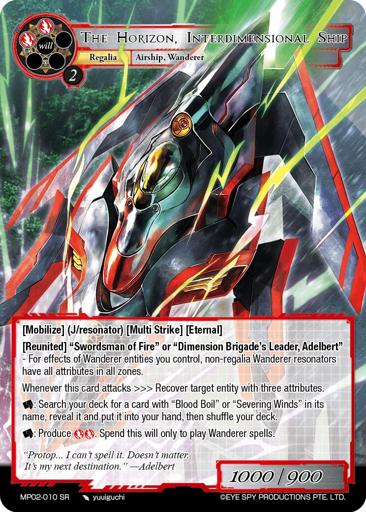 The Horizon, Interdimensional Ship (MP02-010 SR) [Masterpiece Collection 02 "Fates Reunited!"]