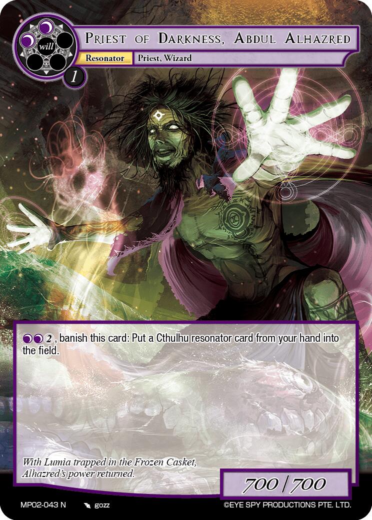 Priest of Darkness, Abdul Alhazred (MP02-043 N) [Masterpiece Collection 02 "Fates Reunited!"]