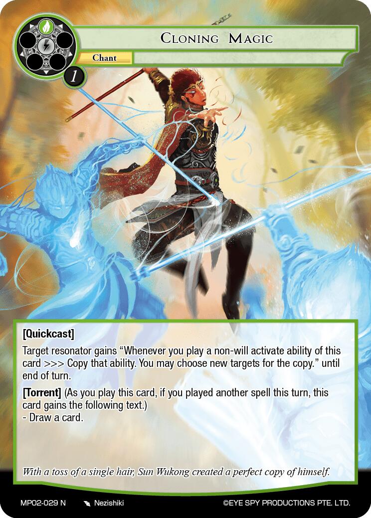 Cloning Magic (MP02-029 N) [Masterpiece Collection 02 "Fates Reunited!"]