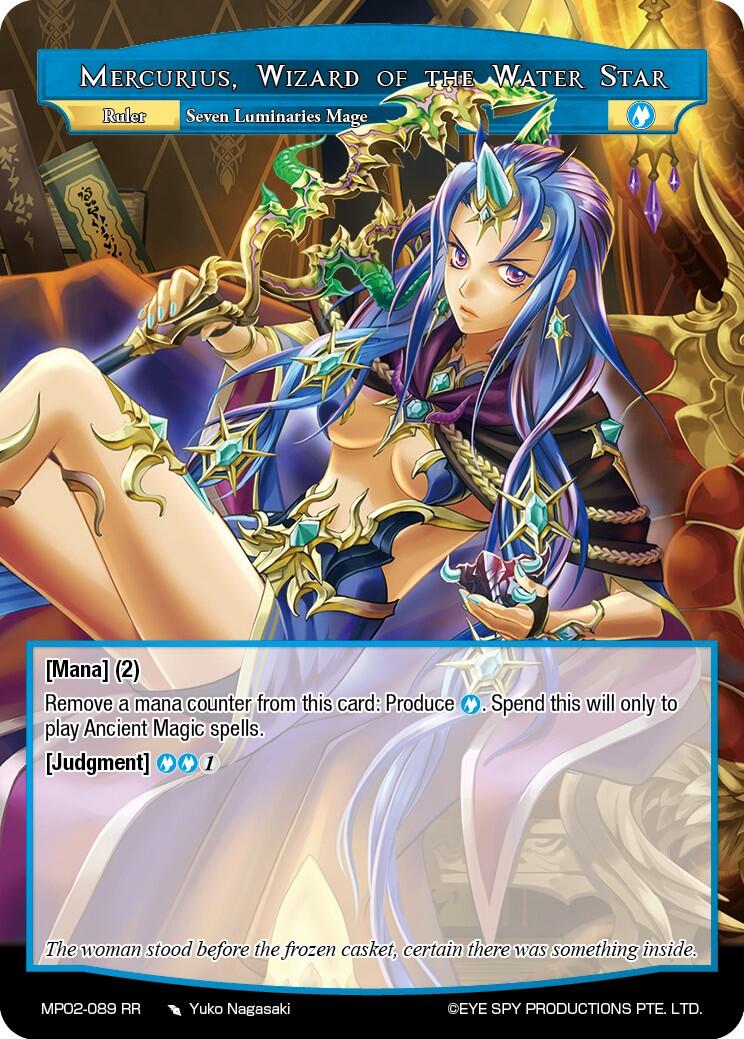 Mercurius, Wizard of the Water Star // Mercurius, Dark Commander of Ice (MP02-089 JR) [Masterpiece Collection 02 "Fates Reunited!"]