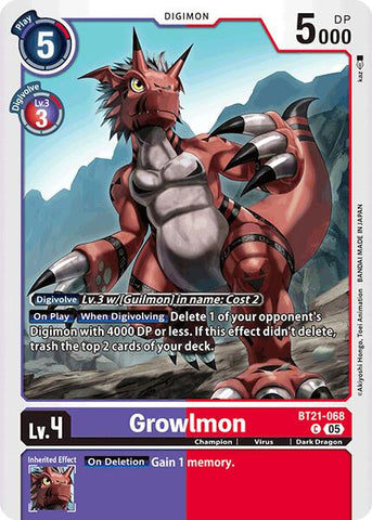 Grolwmon [BT21-068] [World Convergence]