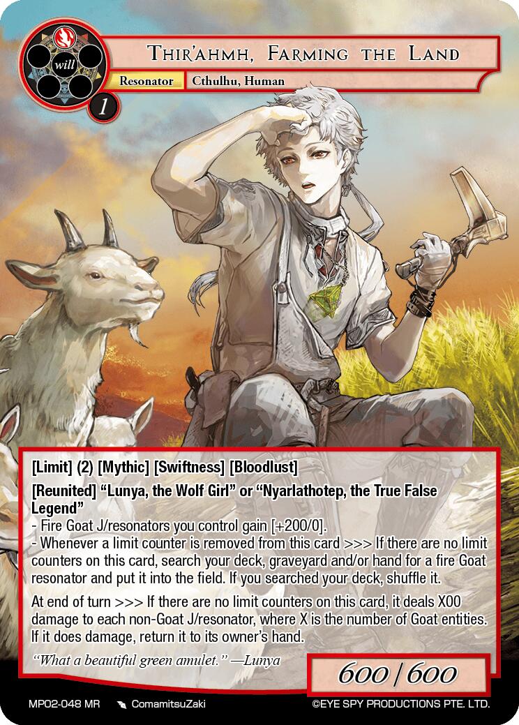 Thir'ahmh, Farming the Land (MP02-048 MR) [Masterpiece Collection 02 "Fates Reunited!"]