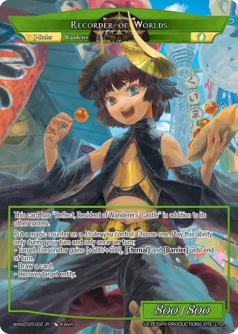 Memory of Worlds // Recorder of Worlds (World2025-002 MR) [Promo Cards]