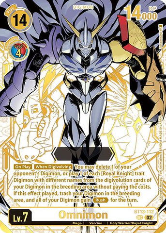 Omnimon [BT13-112] (Serial Numbered) [World Convergence]