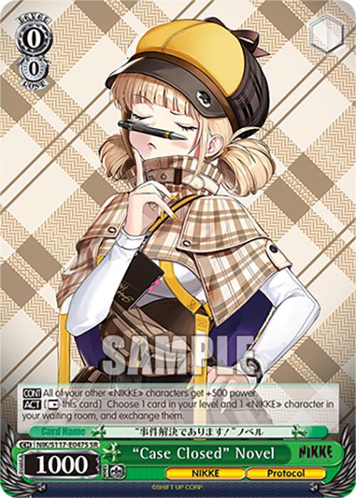 "Case Closed" Novel (NIK/S117-E047S SR) [GODDESS OF VICTORY: NIKKE]
