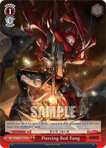 Piercing Red Fang (NIK/S117-E080S SR) [GODDESS OF VICTORY: NIKKE]