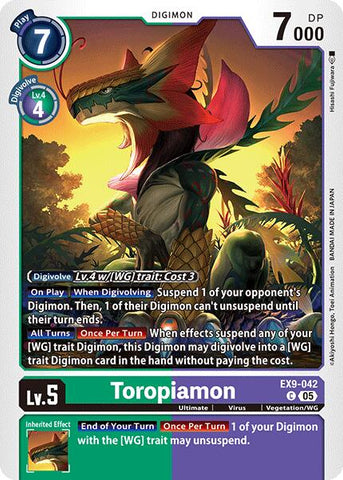 Toropiamon [EX9-042] [Versus Monsters]