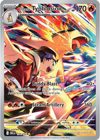 Ethan's Typhlosion (190/182) [Scarlet & Violet: Destined Rivals]