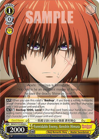 Formidable Enemy, Kenshin Himura (RKN/S115-E028 C) [Rurouni Kenshin]