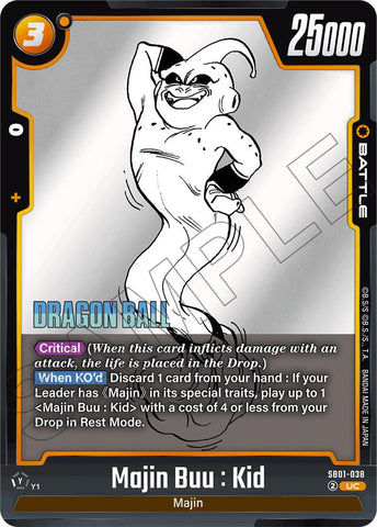 Majin Buu : Kid (SB01-038) [Manga Booster 01]
