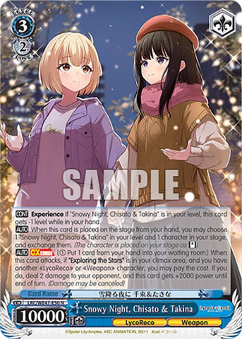 Snowy Night, Chisato & Takina (LRC-WE47-E50 N) [Lycoris Recoil Premium Booster]