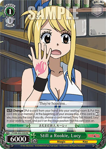 Still a Rookie, Lucy (FT/EN-S02-039 U RE) [Fairy Tail Chronicle Set]