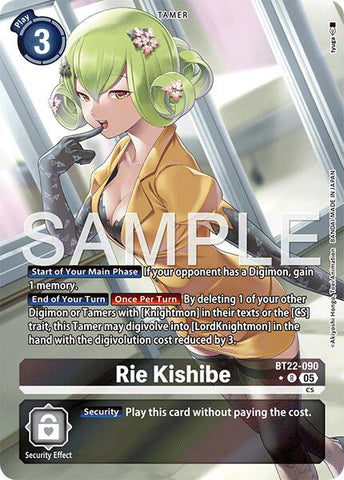 Rie Kishibe [BT22-090] (Alternate Art) [Cyber Eden]
