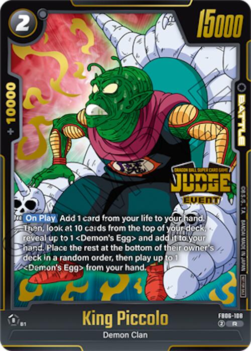 King Piccolo (Judge Pack 04 - Event) [Fusion World Tournament Cards]