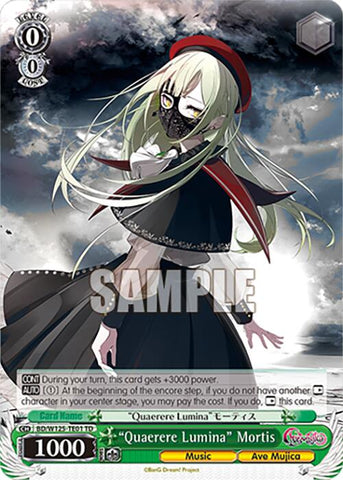 Quaerere Lumina Mortis (BD/W125-TE01) [MyGO!!!!! x Ave Mujica]