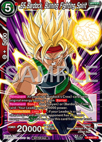 SS Bardock, Burning Fighting Spirit (Ultra-Bout Series Tournament Pack Vol.13) (P-698) [Tournament Promotion Cards]
