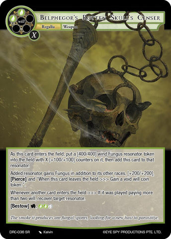 Belphegor's Rotten Skull's Censer (DRC-036 SR) [Descent into the Raven's Catacombs]