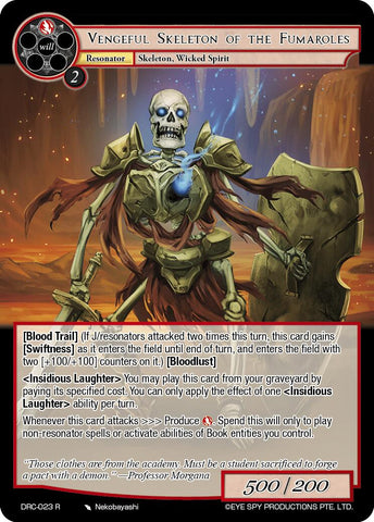 Vengeful Skeleton of the Fumaroles (DRC-023 R) [Descent into the Raven's Catacombs]