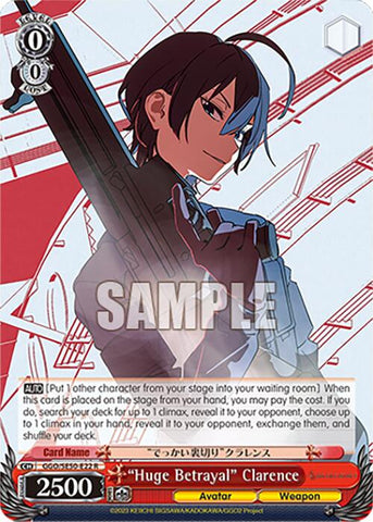 "Huge Betrayal" Clarence (GGO/SE50-E22 R) [SAO Alternative–Gun Gale Online–2 Premium Booster]