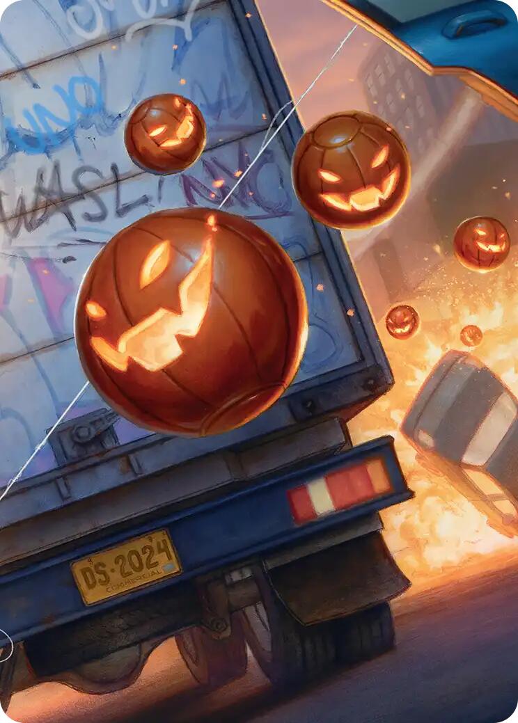 Pumpkin Bombs Art Card [Marvel's Spider-Man Art Series]