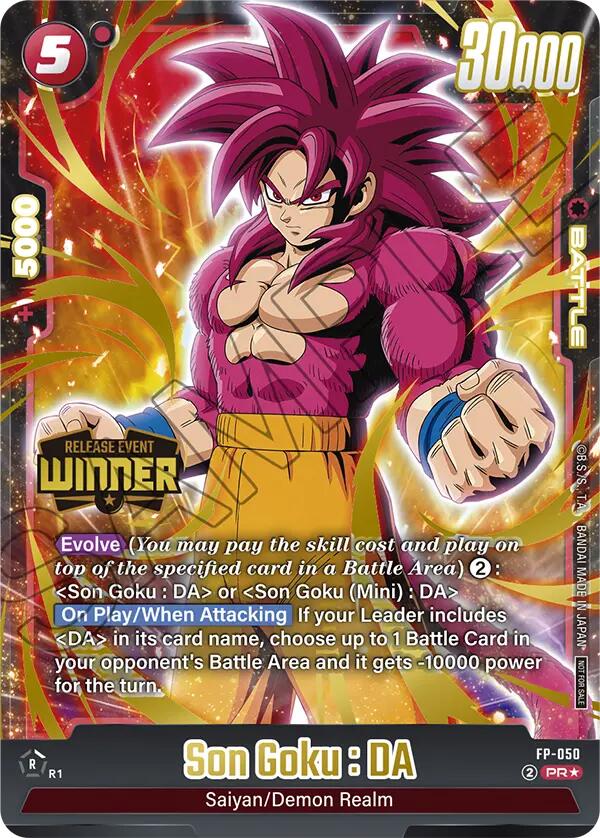 Son Goku : DA (FP-050) (Release Event Winner) [Fusion World Promotion Cards]