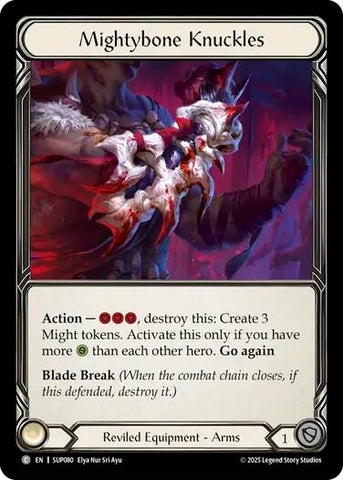 Mightybone Knuckles (Cold Foil) [SUP080] (Super Slam)  Cold Foil