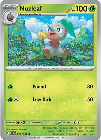 Nuzleaf (014/132) [Mega Evolution: Base Set]