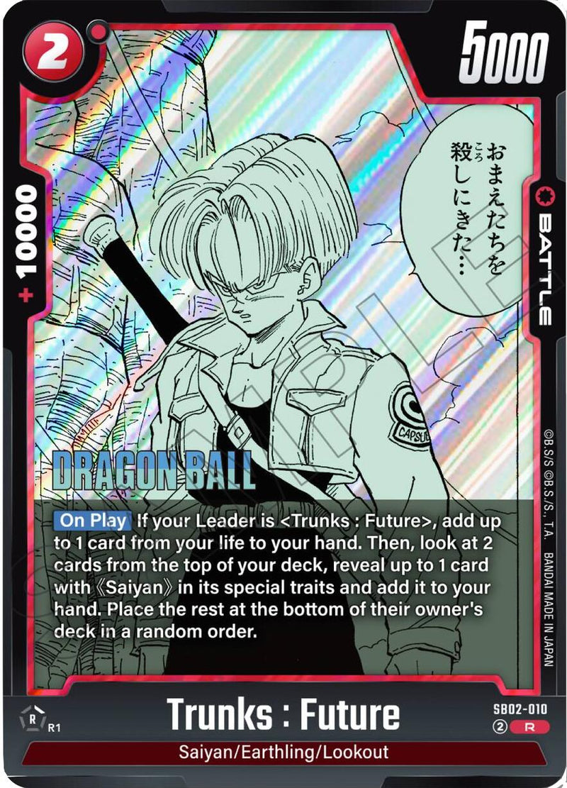 Trunks : Future (SB02-010) [Manga Booster 02]