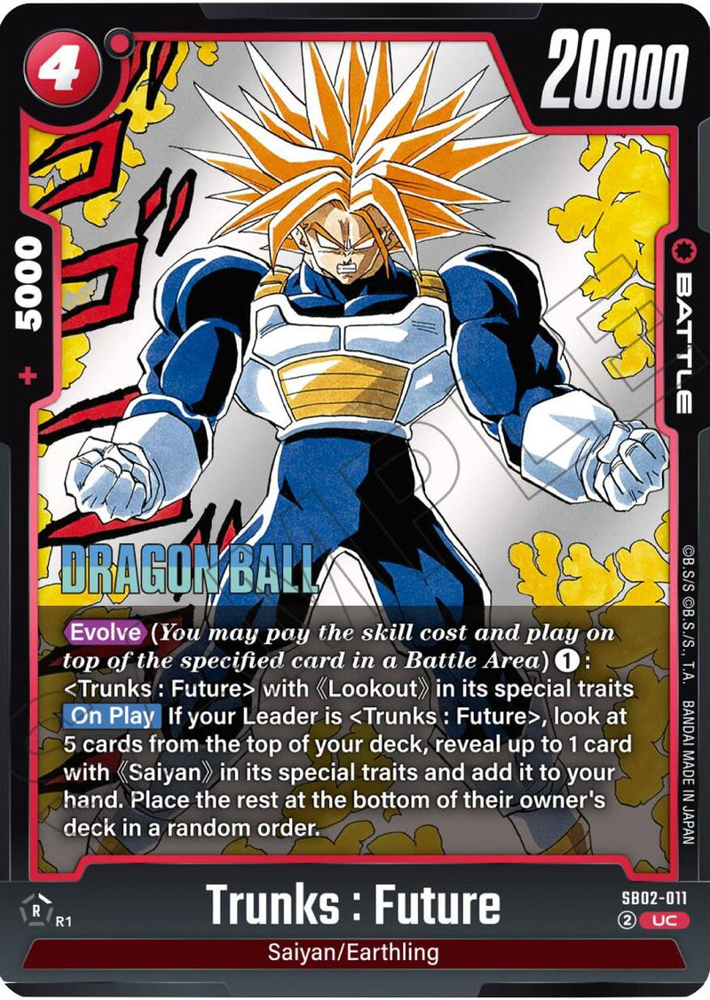 Trunks : Future (SB02-011) [Manga Booster 02]