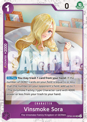 Vinsmoke Sora (Pirate Foil) [Premium Booster -The Best- Vol. 2]