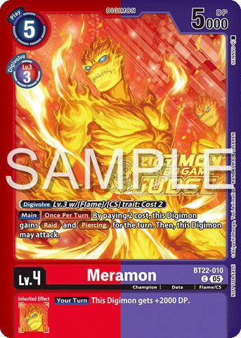 Meramon [BT22-010] (Judge Pack 2025 Wave 2) [Cyber Eden]
