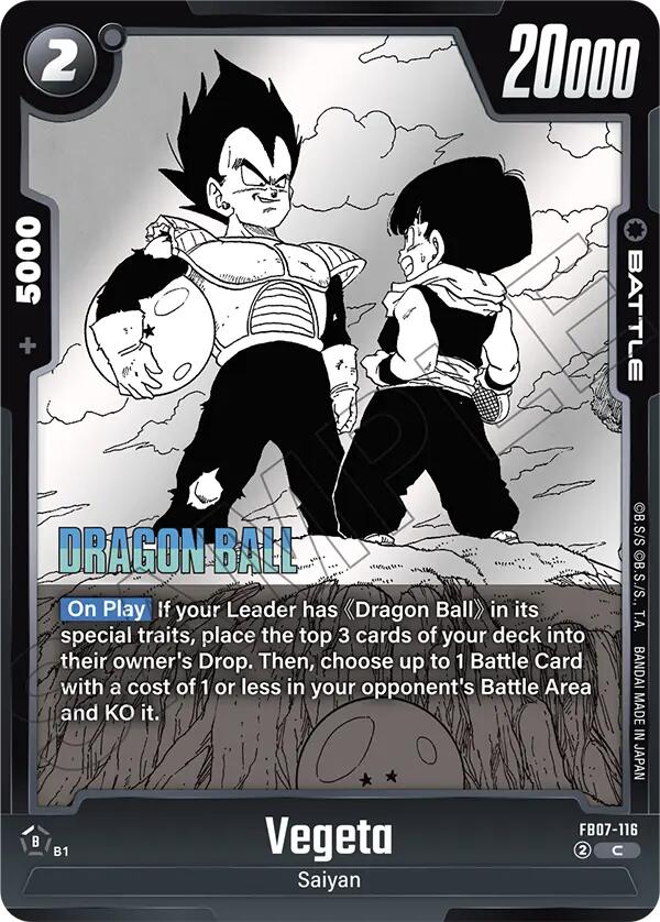 Vegeta (FB07-116) [Manga Booster 02]