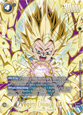 Vegeta (Mini) : DA - FP-041 (Ultimate Battle 2025 Vol.4) [Tournament and Championship Promos]