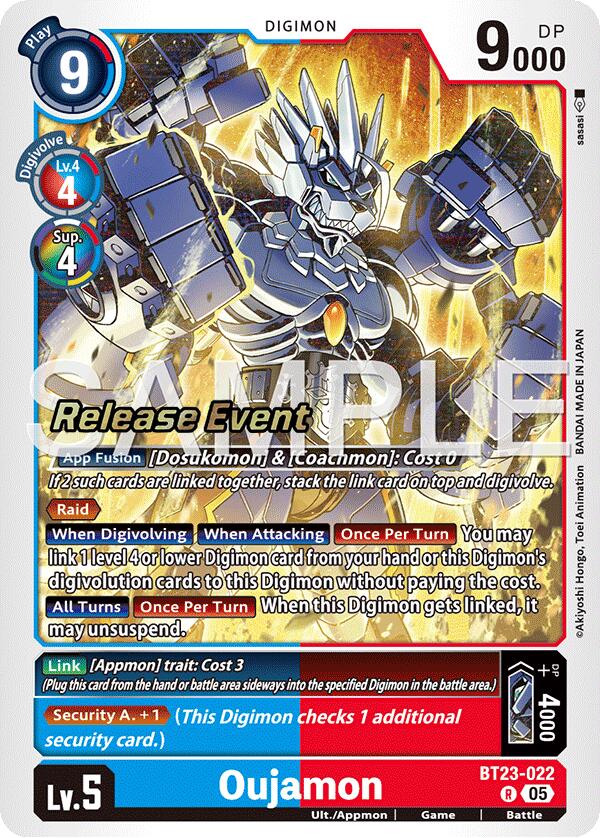 Oujamon [BT23-022] [Hackers' Slumber Release Event Cards]