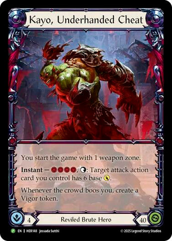 Kayo, Underhanded Cheat [HER148] (Promo)  Rainbow Foil