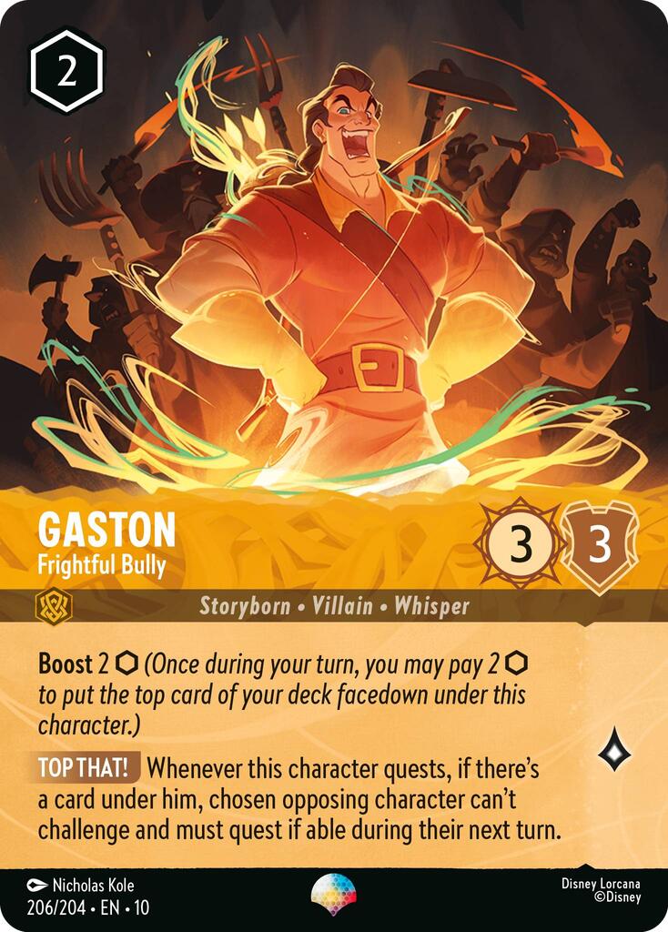 Gaston - Frightful Bully (Epic) (206/204) [Whispers in the Well]