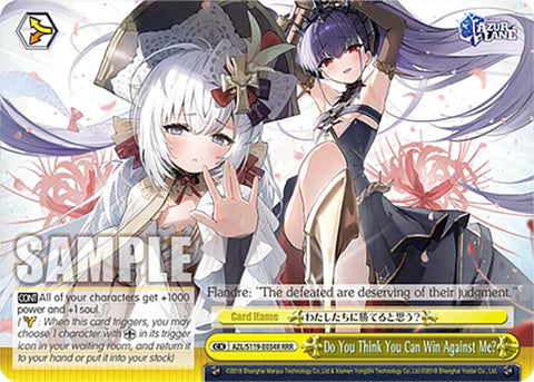 Do You Think You Can Win Against Me? (AZL/S119-E034R RRR) [Azur Lane Vol. 2]