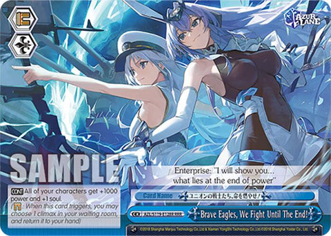 Brave Eagles, We Fight Until The End! (AZL/S119-E128R RRR) [Azur Lane Vol. 2]