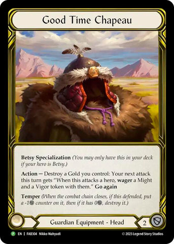 Good Time Chapeau (Golden) [FAB304] (Promo)  Cold Foil