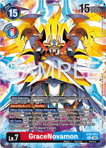 GraceNovamon [EX5-073] (Digimon Story: Time Stranger Collector's Edition) [Animal Colosseum]
