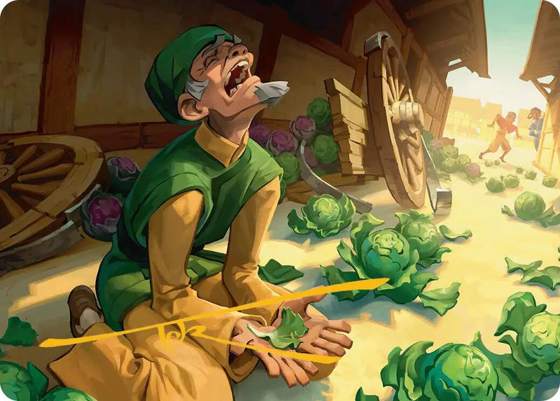 Unlucky Cabbage Merchant Art Card (Gold-Stamped Signature) [Avatar: The Last Airbender Art Series]