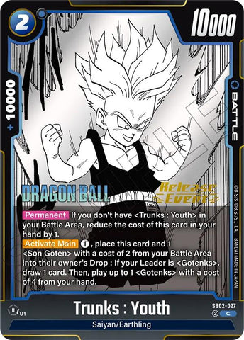 Trunks : Youth [Manga Booster 02 Release Event Cards]