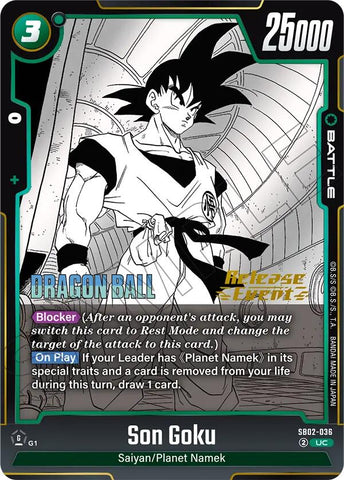 Son Goku (SB02-036) [Manga Booster 02 Release Event Cards]