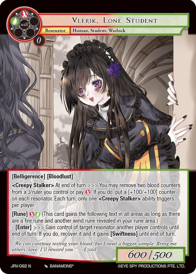 Vlerik, Lone Student (JRV-082 N) [Journey to Ravidra]
