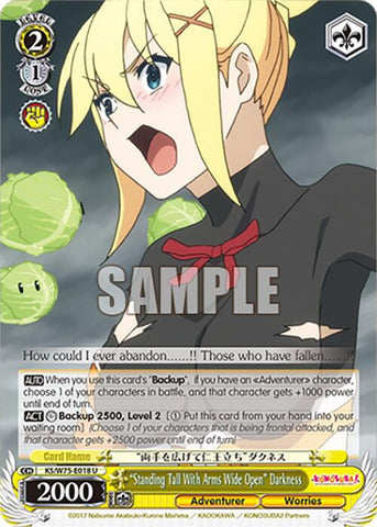 "Standing Tall With Arms Wide Open" Darkness [KONOSUBA -God's blessing on this wonderful world! Re:Edit]