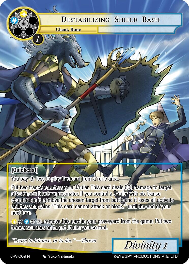 Destabilizing Shield Bash (JRV-069 N) [Journey to Ravidra]